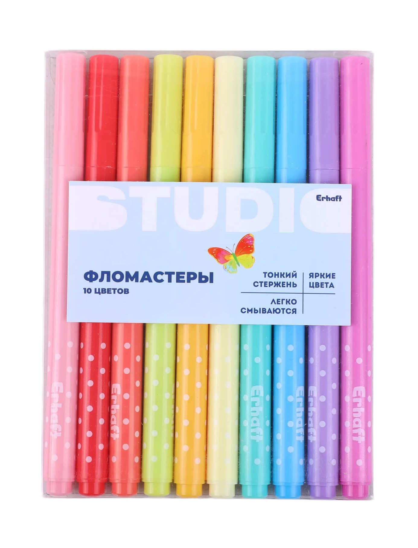 Фломастеры Erhaft ароматизированные 10 шт. - фото 1
