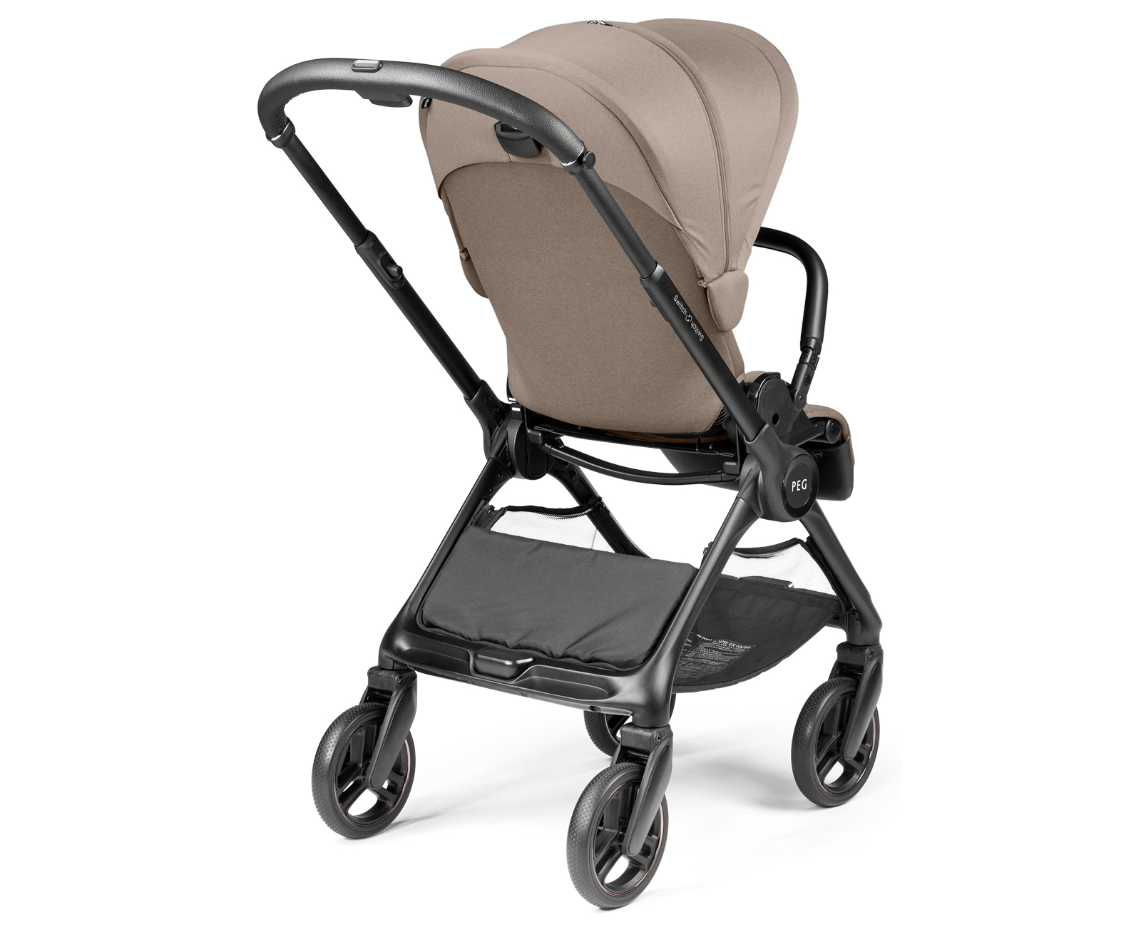 Коляска прогулочная Peg-Perego Switch бежевый - фото 4
