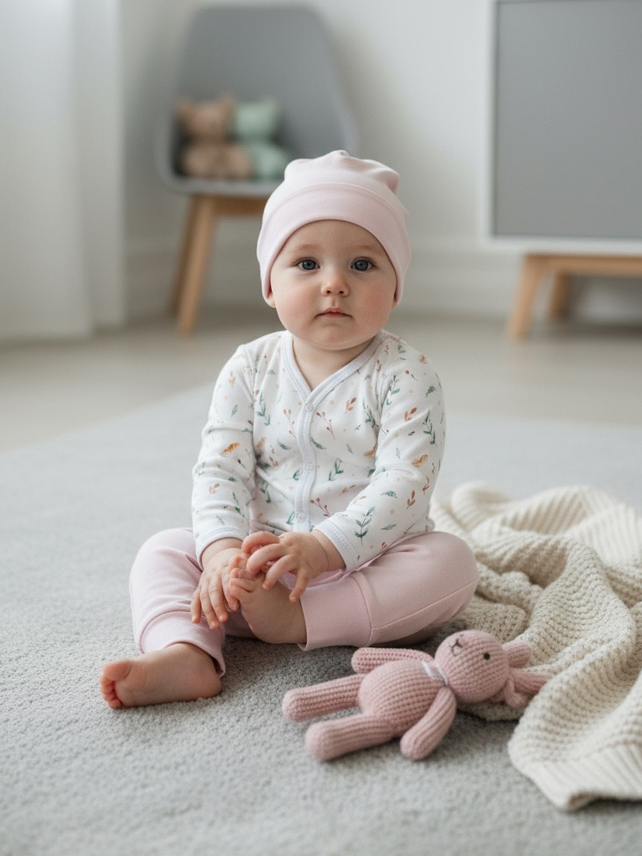 Комплект Bunnyphant Т-019/розово-белый - фото 1