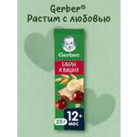 Батончик Gerber фруктово-злаковый банан и вишня 25г с 12 месяцев