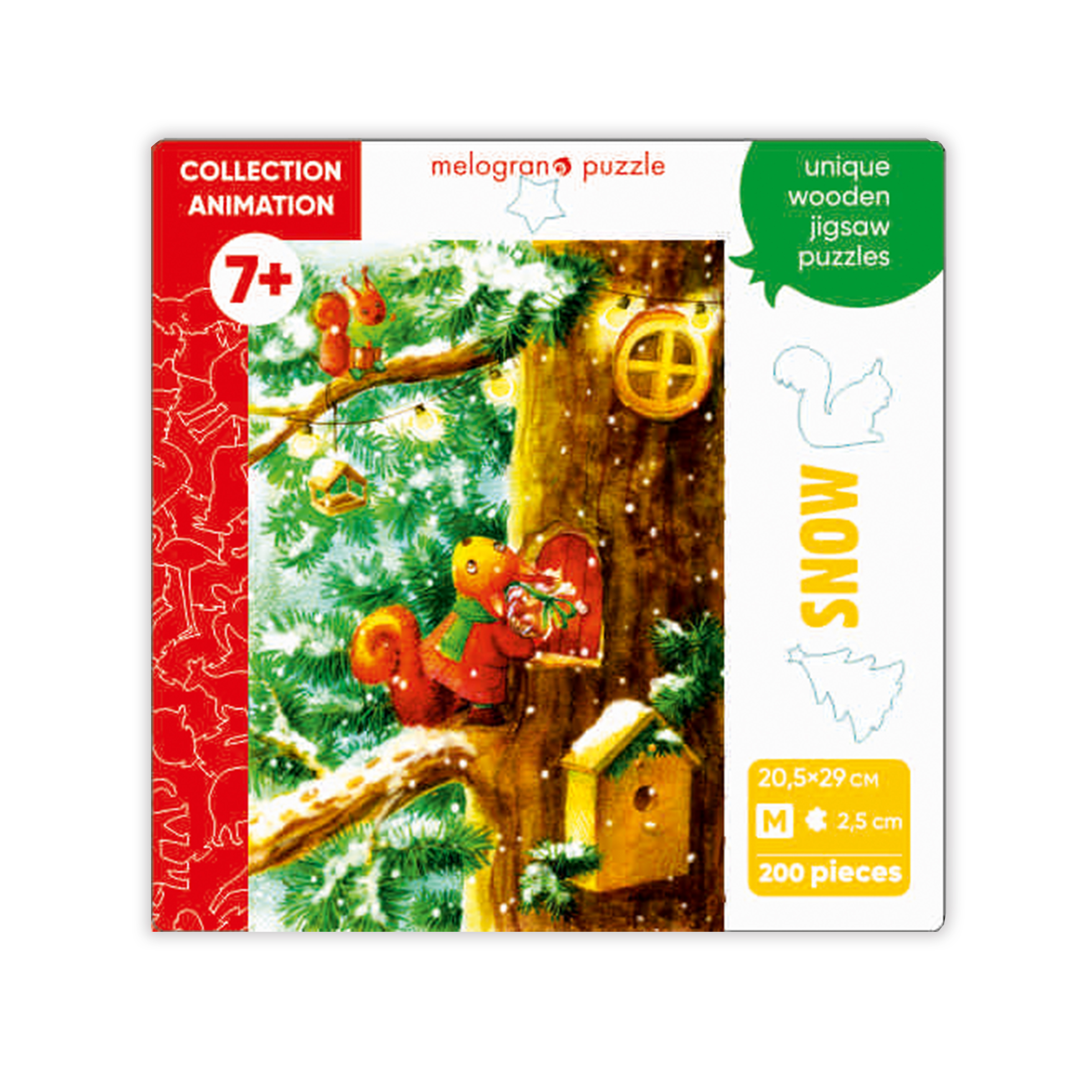 Пазл 1TOY Бельчата деревянный - фото 1