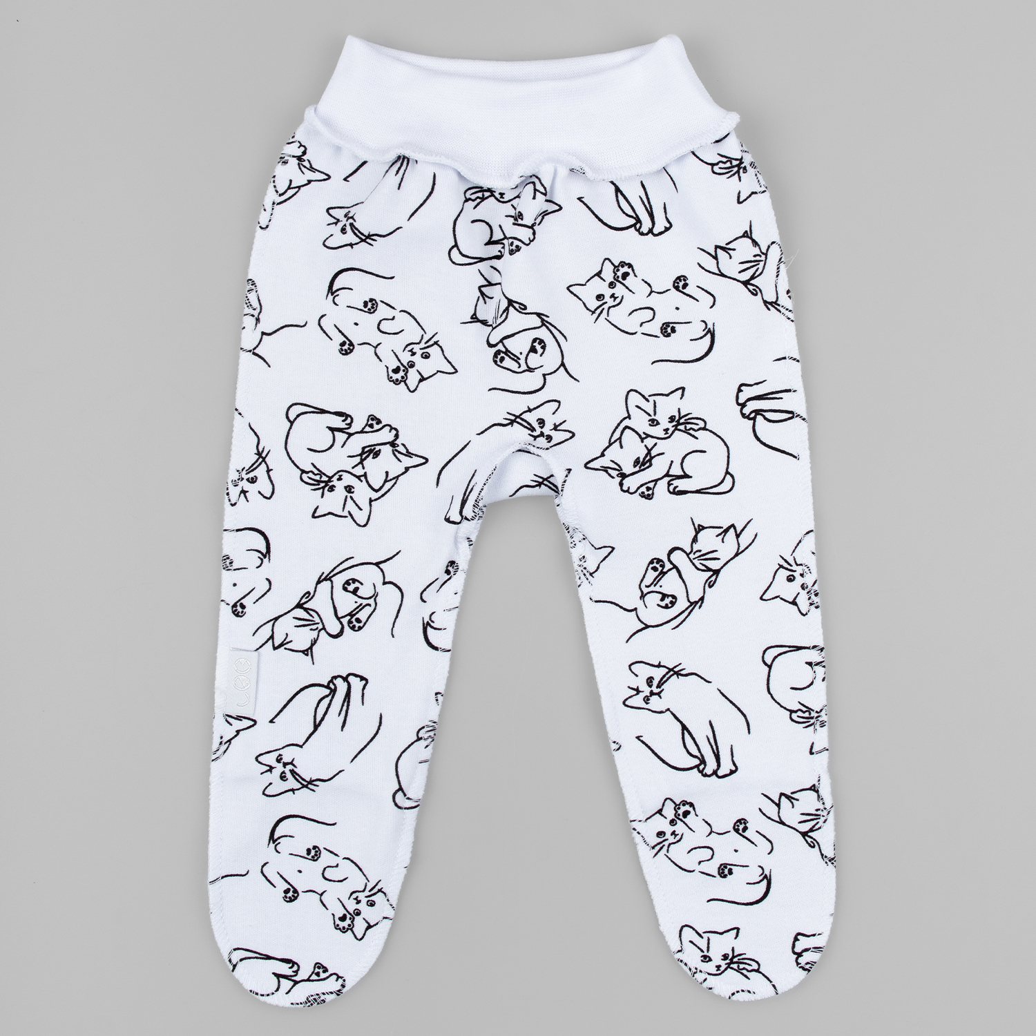 Ползунки 2 шт LEO 1001А-15_белый/пудровый - фото 4