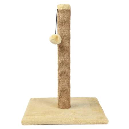 Когтеточка для кошек Barbaks Столбик с игрушкой 48*35см