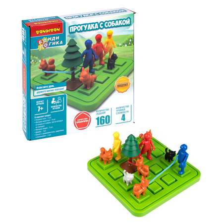 Настольная игра Bondibon логическая ПРОГУЛКА С СОБАКОЙ