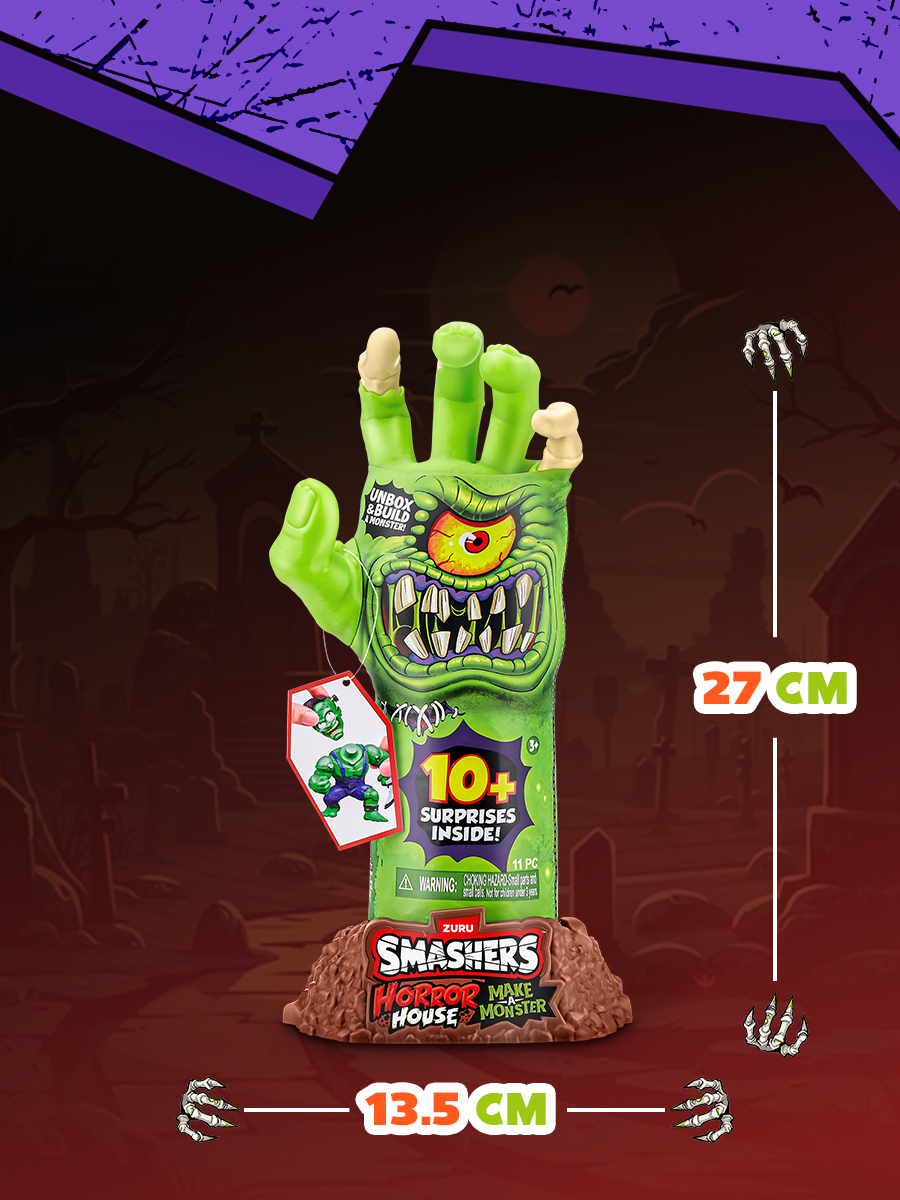 Игровой набор Zuru Smashers Horror House Рука - фото 3