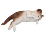 Фигурка Детское Время Кошка рыже-белая спит на боку