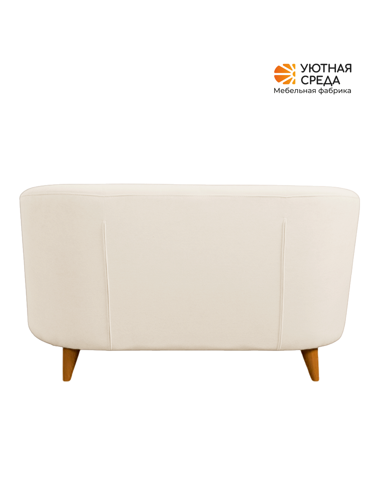 Диван Уютная среда молочный велюр белый - фото 18