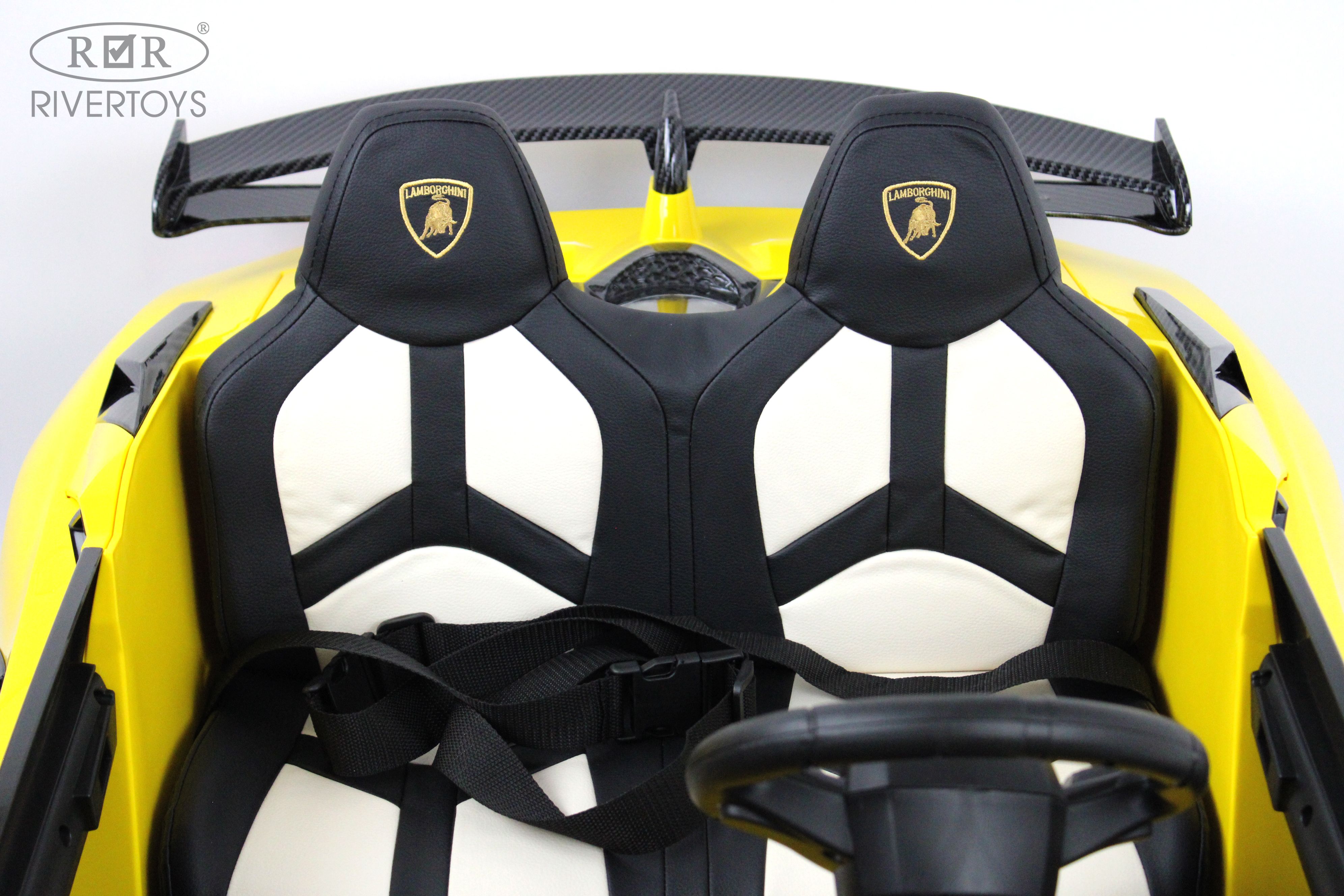 Электромобиль RIVERTOYS A111MP-YELLOW С пультом ДУ - фото 23