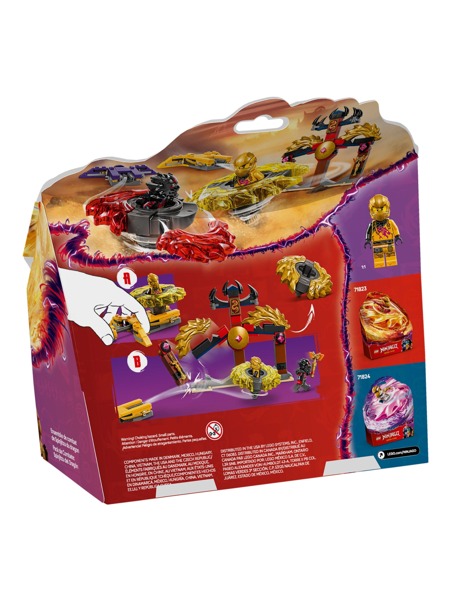 Конструктор LEGO NINJAGO Дракон Кружитсу 186 дет. - фото 2