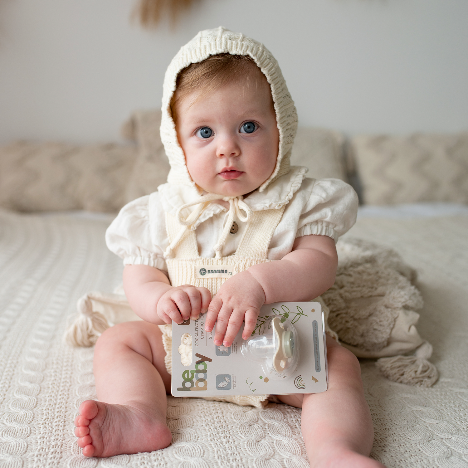 Пустышка Be Baby силикон классическая от 6 мес. 1 шт. - фото 6