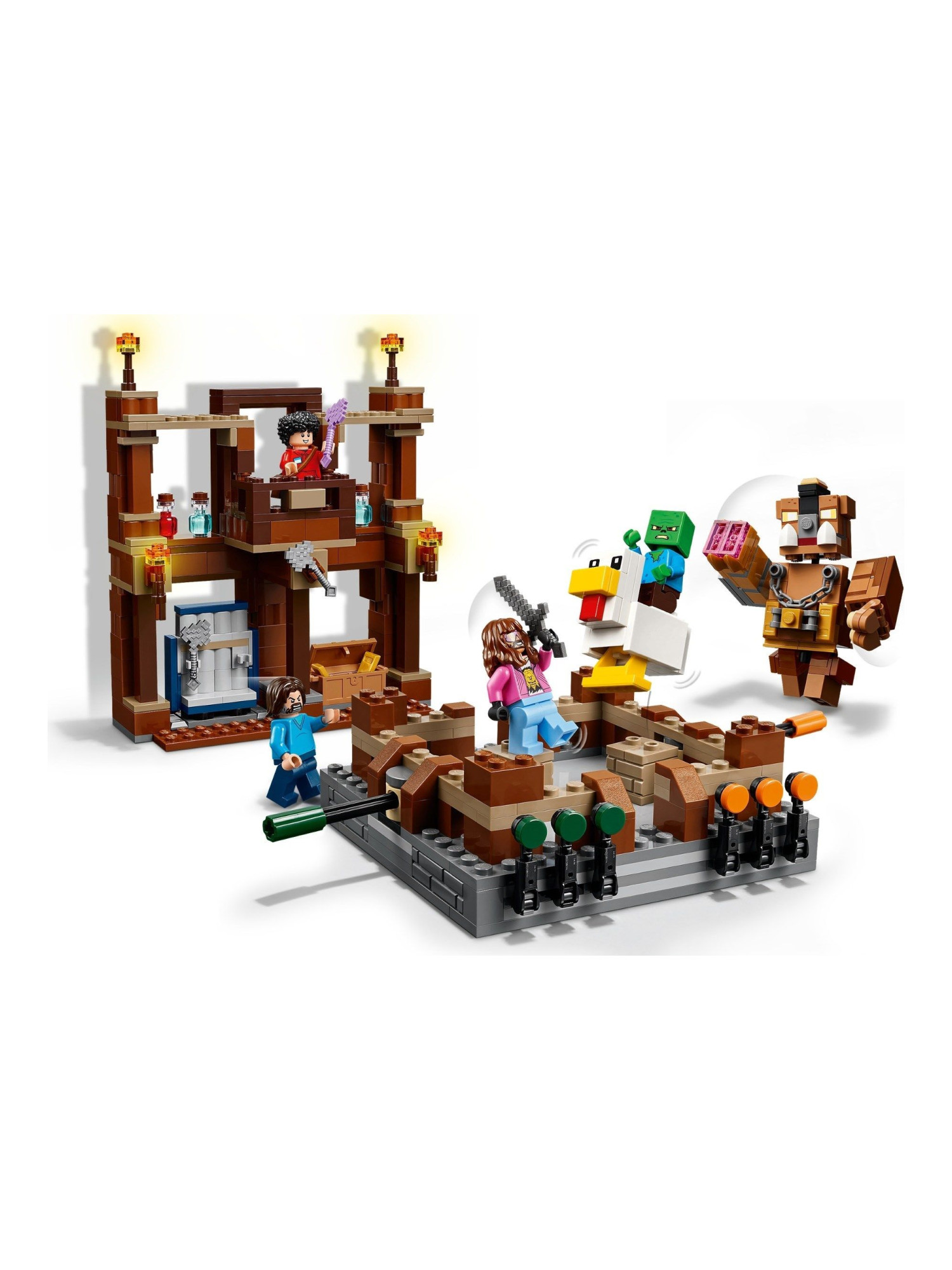 Конструктор LEGO Minecraft Боевой ринг 491 дет. - фото 8