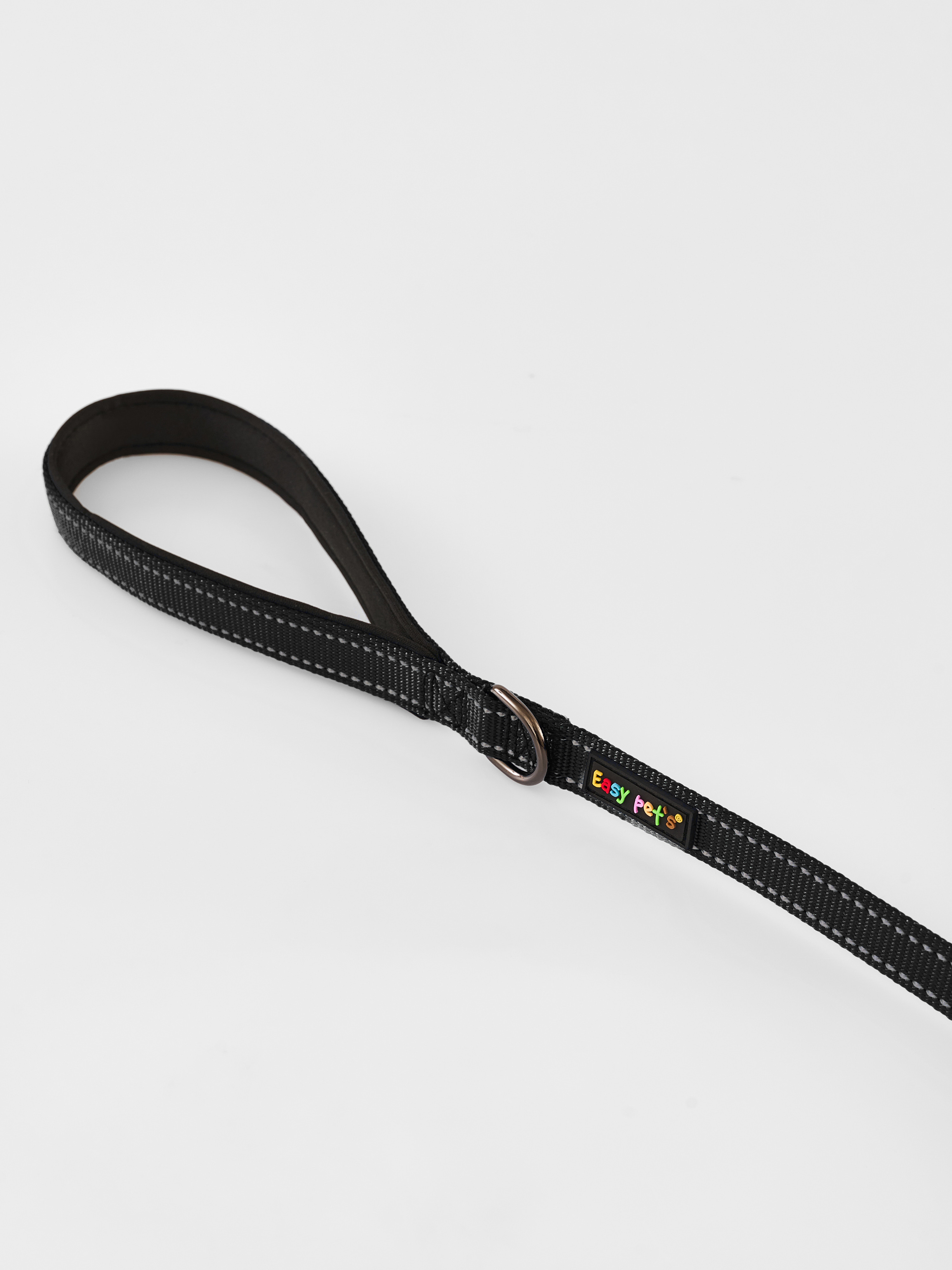 Поводок для собак с неопреновой ручкой Easy Pets 211 цвет Черный р-р M 2см 210см - фото 13