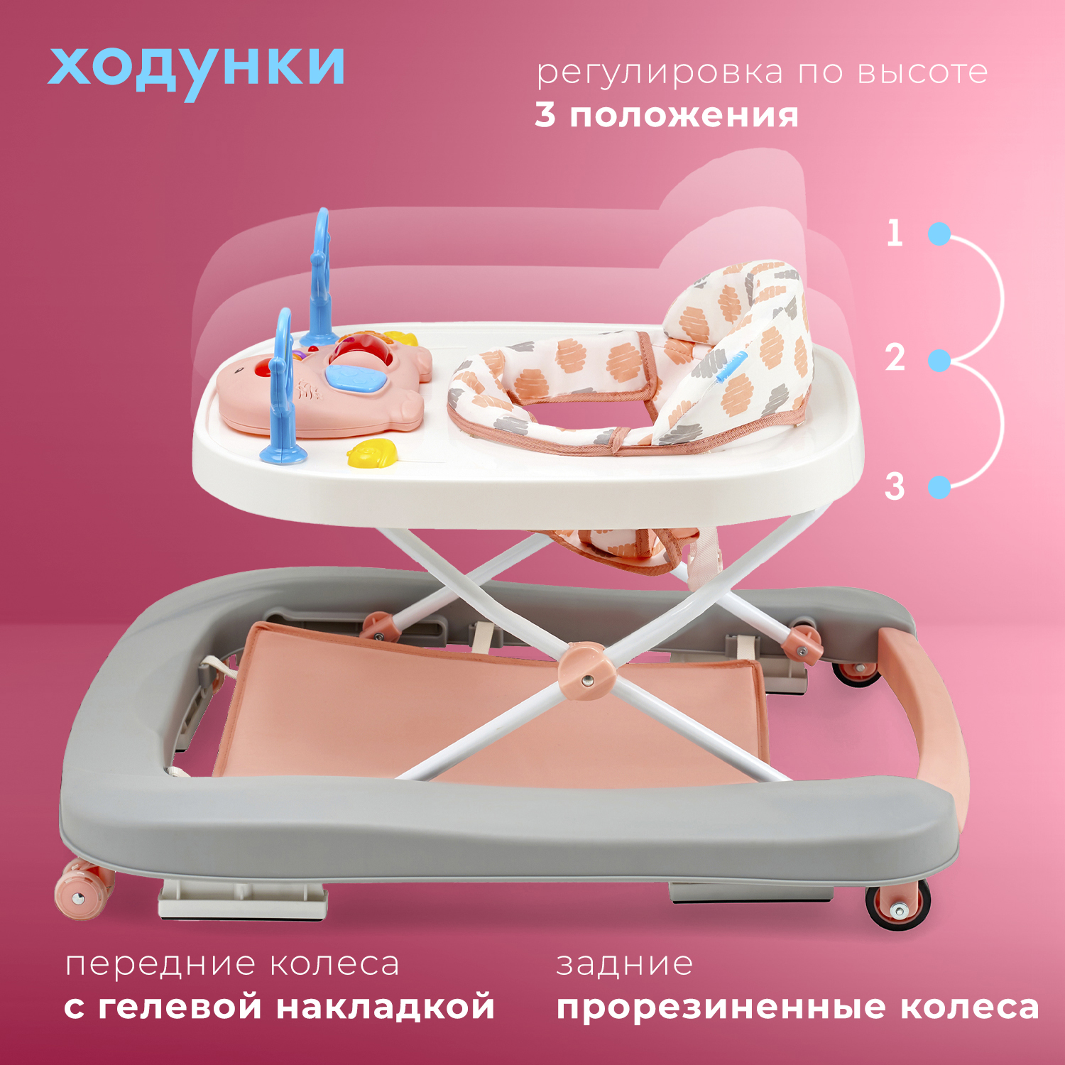 Ходунки Nuovita Avvio Dino - фото 3