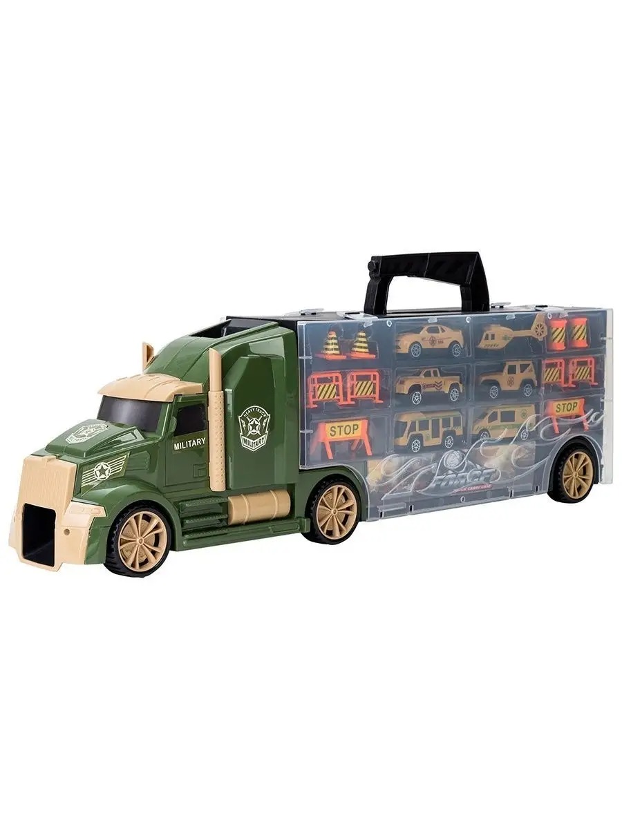 Автовоз Givito Милитари с тоннелем G205-017 - фото 8