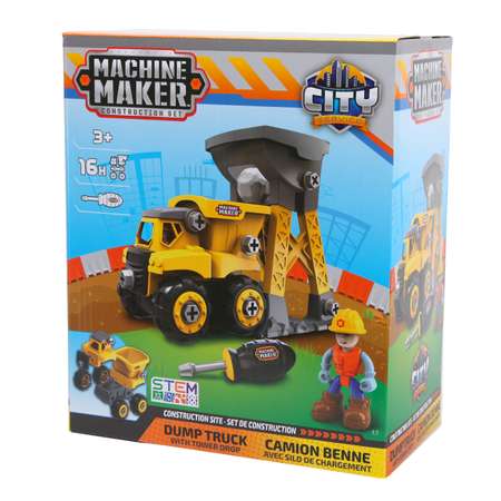 Конструктор Machine Maker Самосвал Погрузчик сборная игровая модель