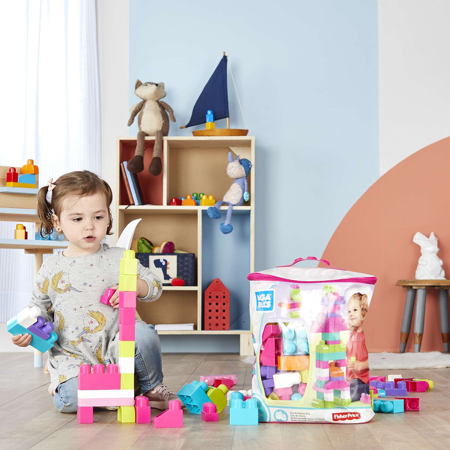 Конструктор Mega Bloks First Builders блочный в ассортименте - фото 9