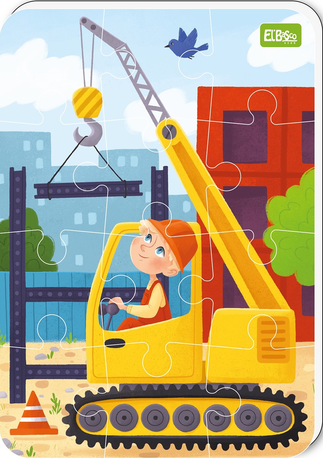 Пазл El BascoKids Строитель - фото 1