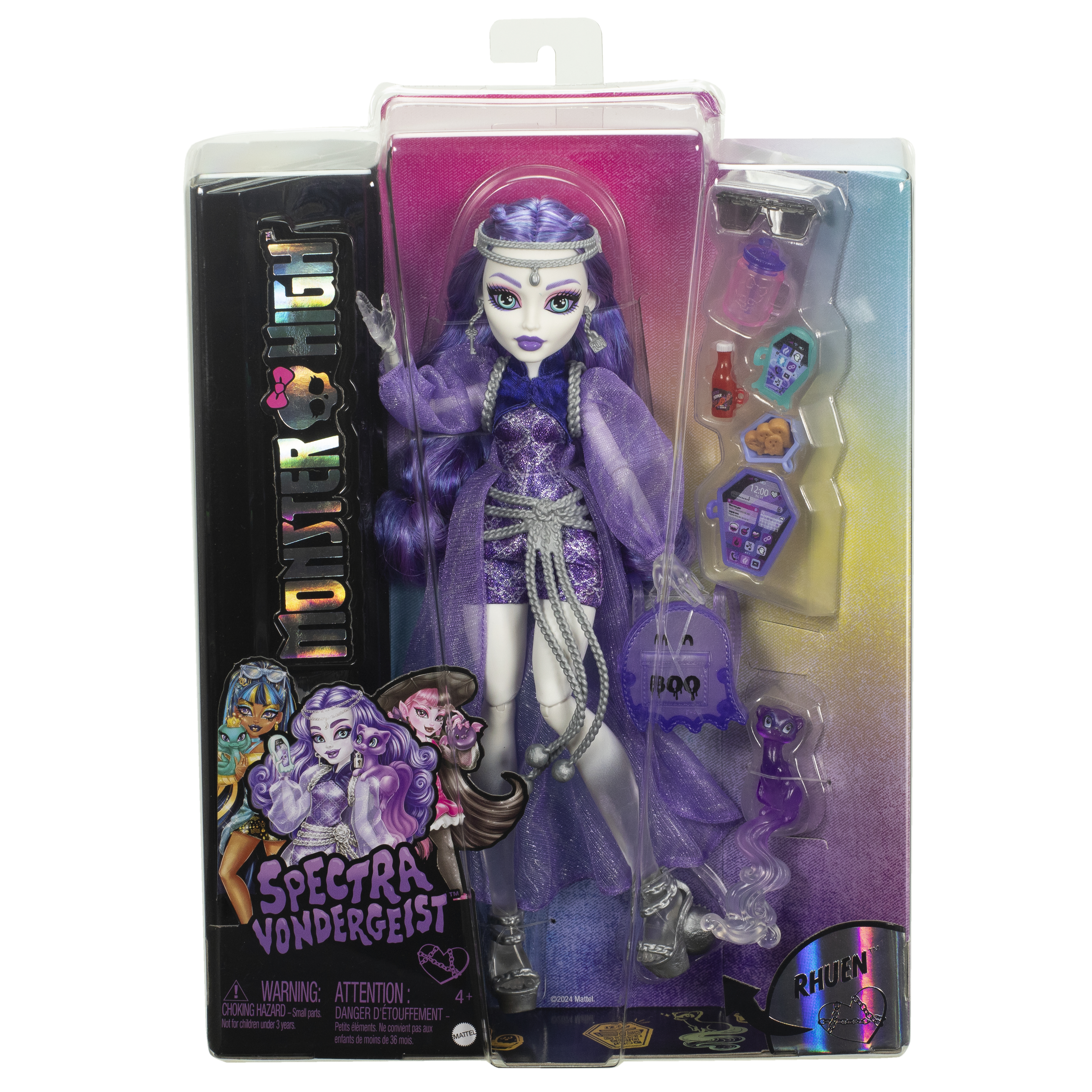 Кукла модельная Monster High Спектра Вондергейст HXH77 - фото 9