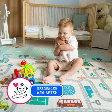 Коврик детский Emilly Toys игровой складной развивающий HT05