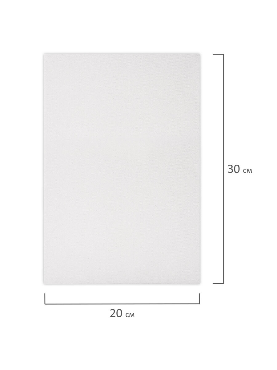 Холст для рисования Brauberg на подрамнике 20х30 см грунтованный 100% хлопок набор 2 штуки - фото 9