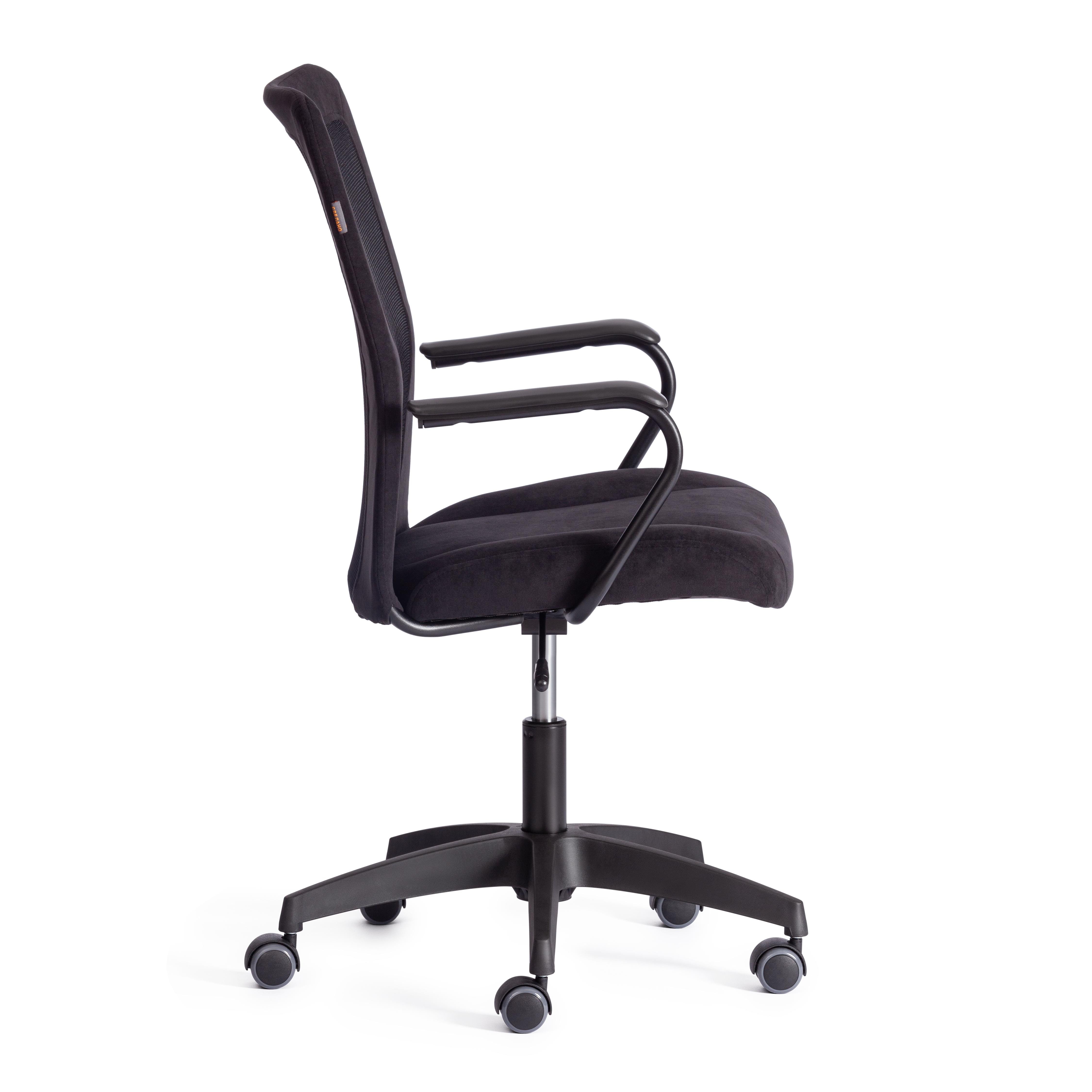 Компьютерное кресло TETCHAIR Стафф флок ткань черный - фото 3