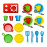 Игрушка Green Plast посуда, плита