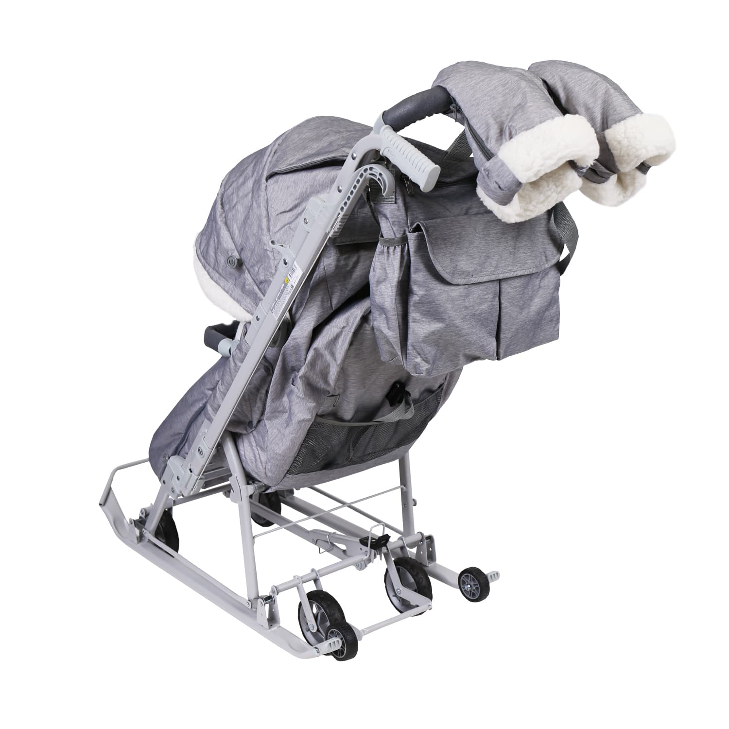 Санки-коляска NiKA kids Дымчатый - фото 6