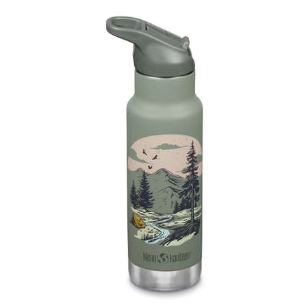 Детская термобутылка Klean Kanteen Insulated Kid Classic Flip Sport 12oz (355 мл) Mountain Scape