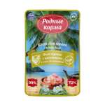 Корм для кошек Родные корма Морская серия суп филе курицы с креветками в соусе по-азиатски пауч 85г