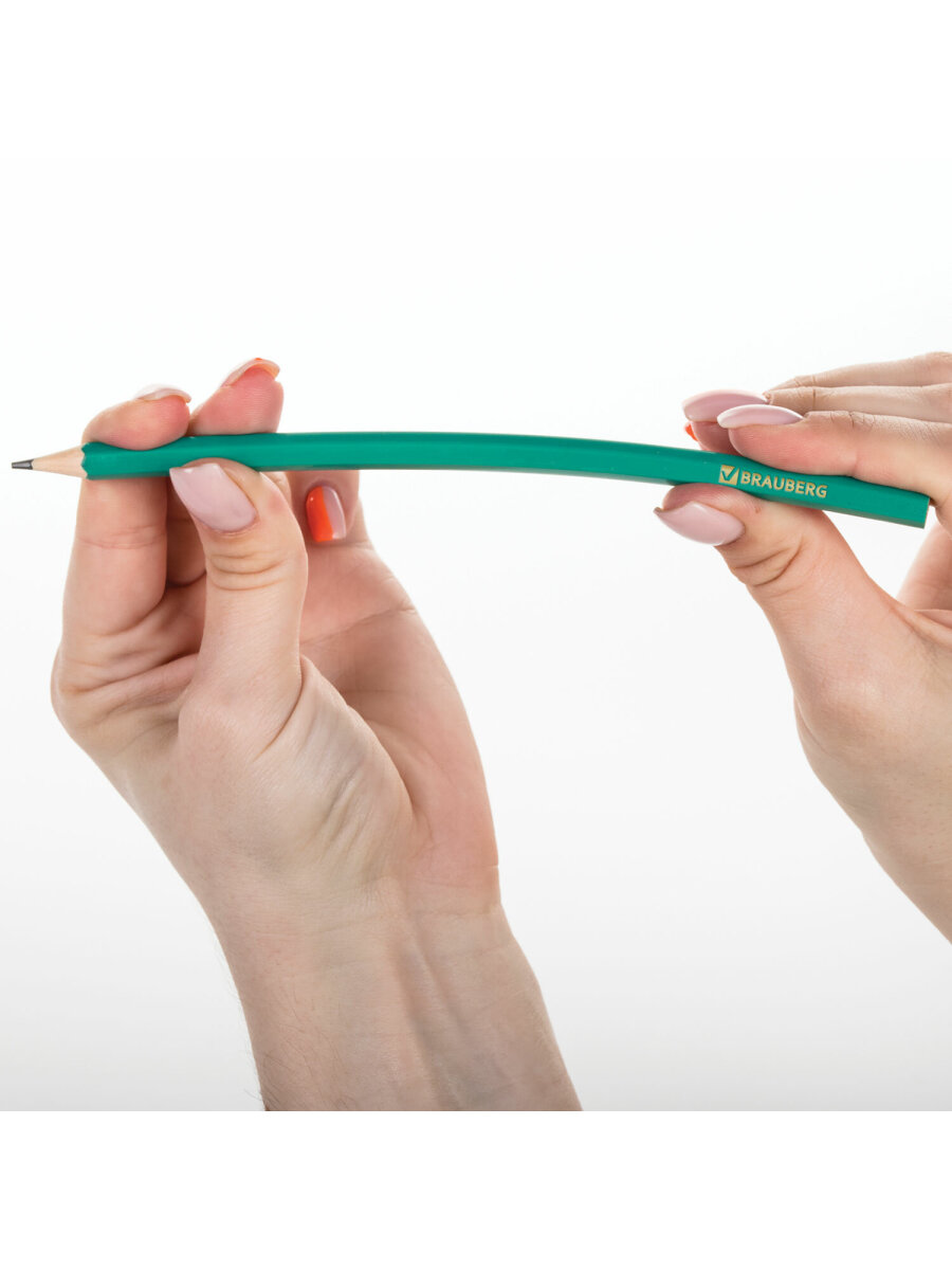 Карандаши чернографитные Brauberg 12 шт. - фото 14