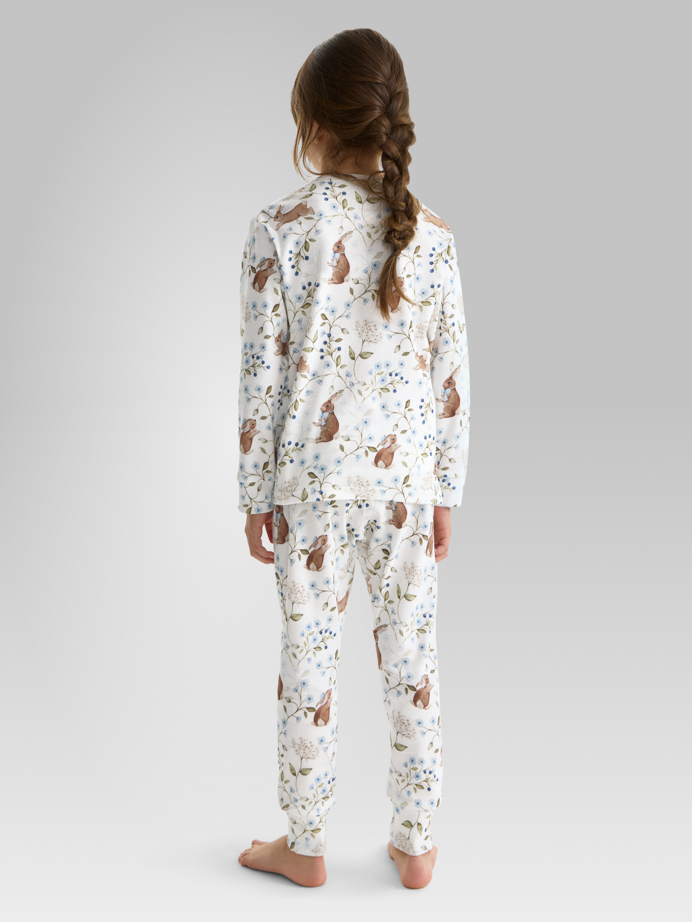 Пижама Happy Baby 90139_white-blue - фото 2