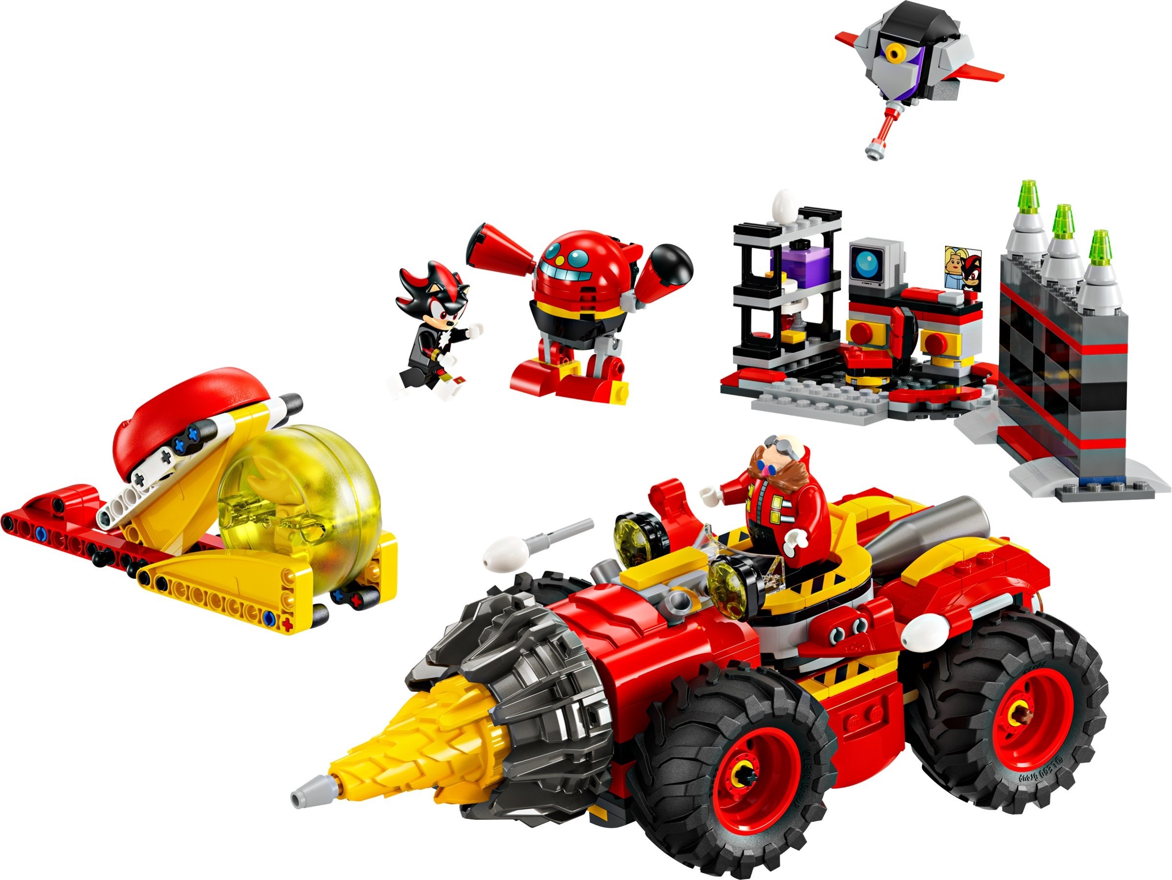 Конструктор LEGO Sonic the Hedgehog Соник и Эгг Дрилстер 590 дет. - фото 3