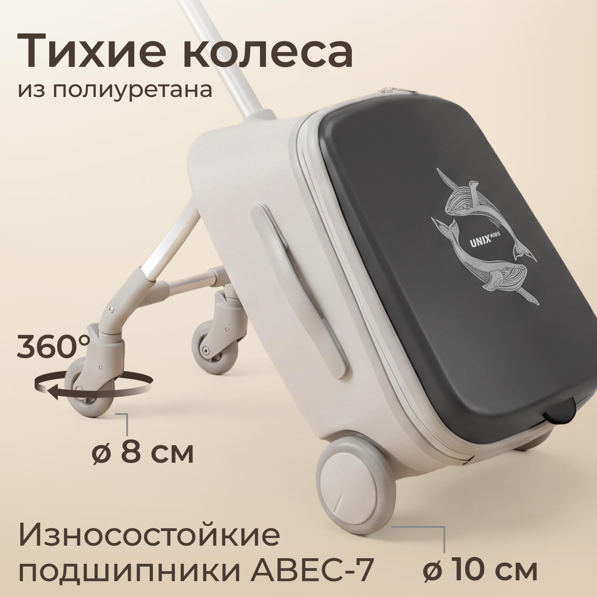 Чемодан UNIX Kids Каталка Stroller Ocean - фото 12