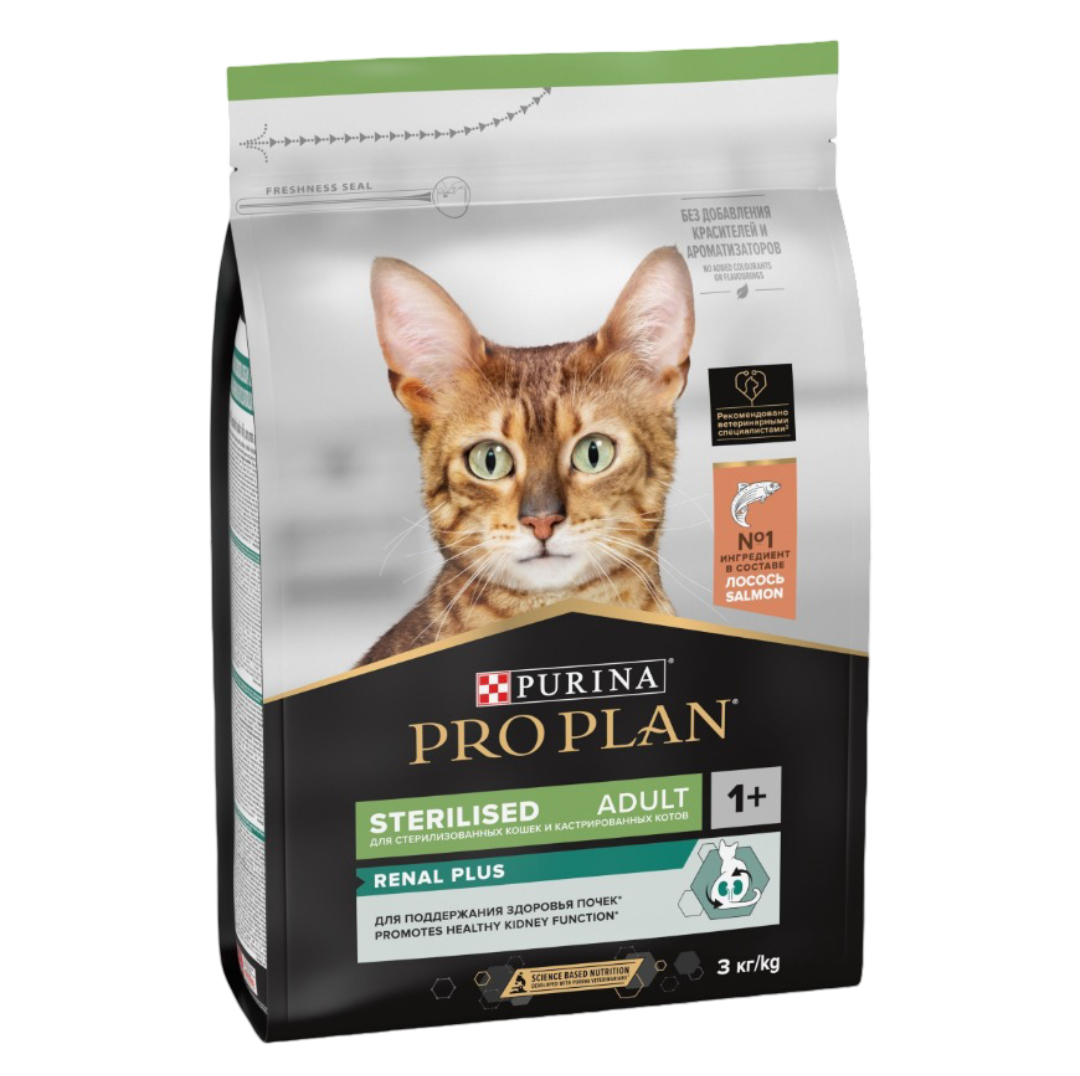 Сухой корм PRO PLAN OptiRenal Sterilised - фото 1