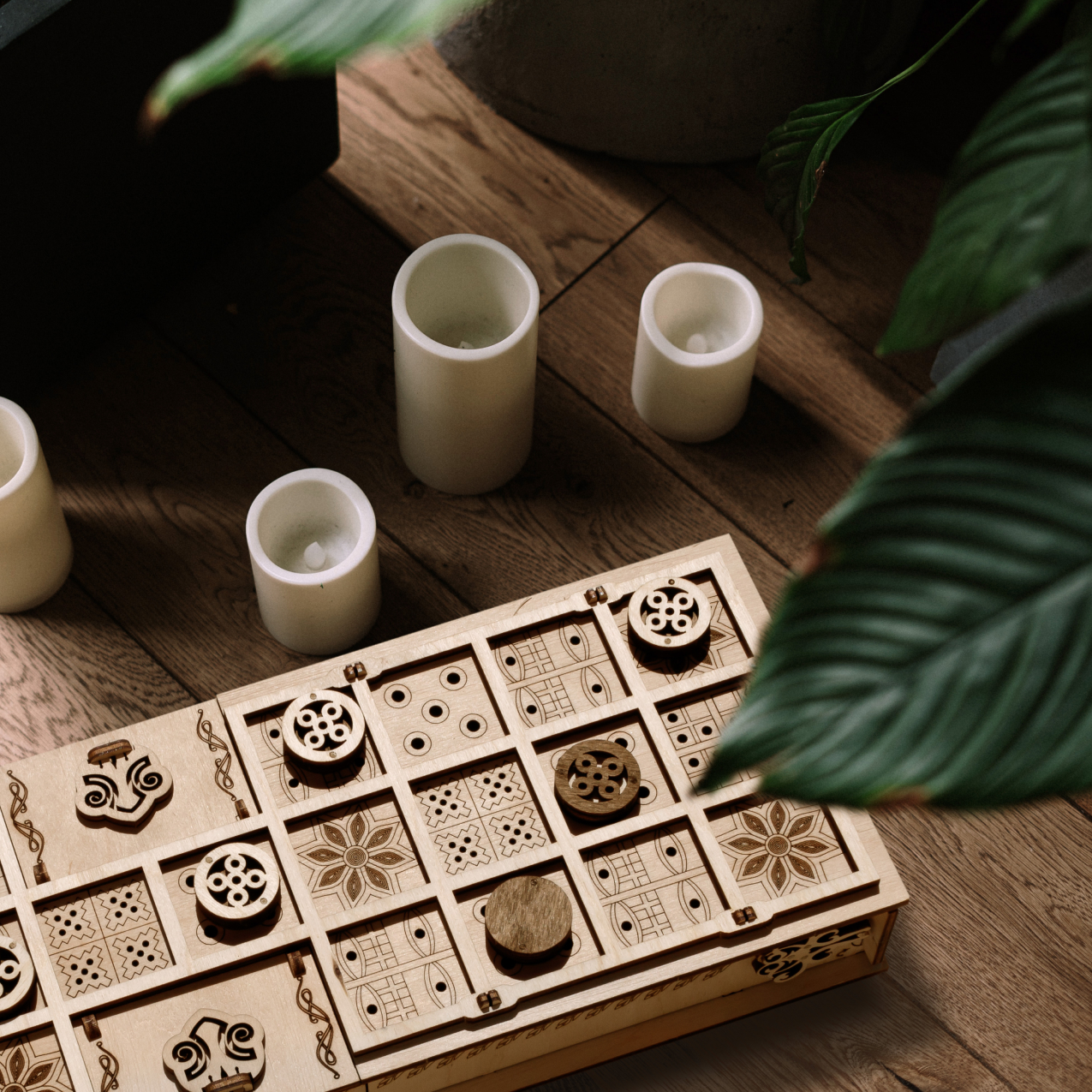 Конструктор Eco Wood Art Gameset Ур и Сенет деревянный 237 дет. - фото 7