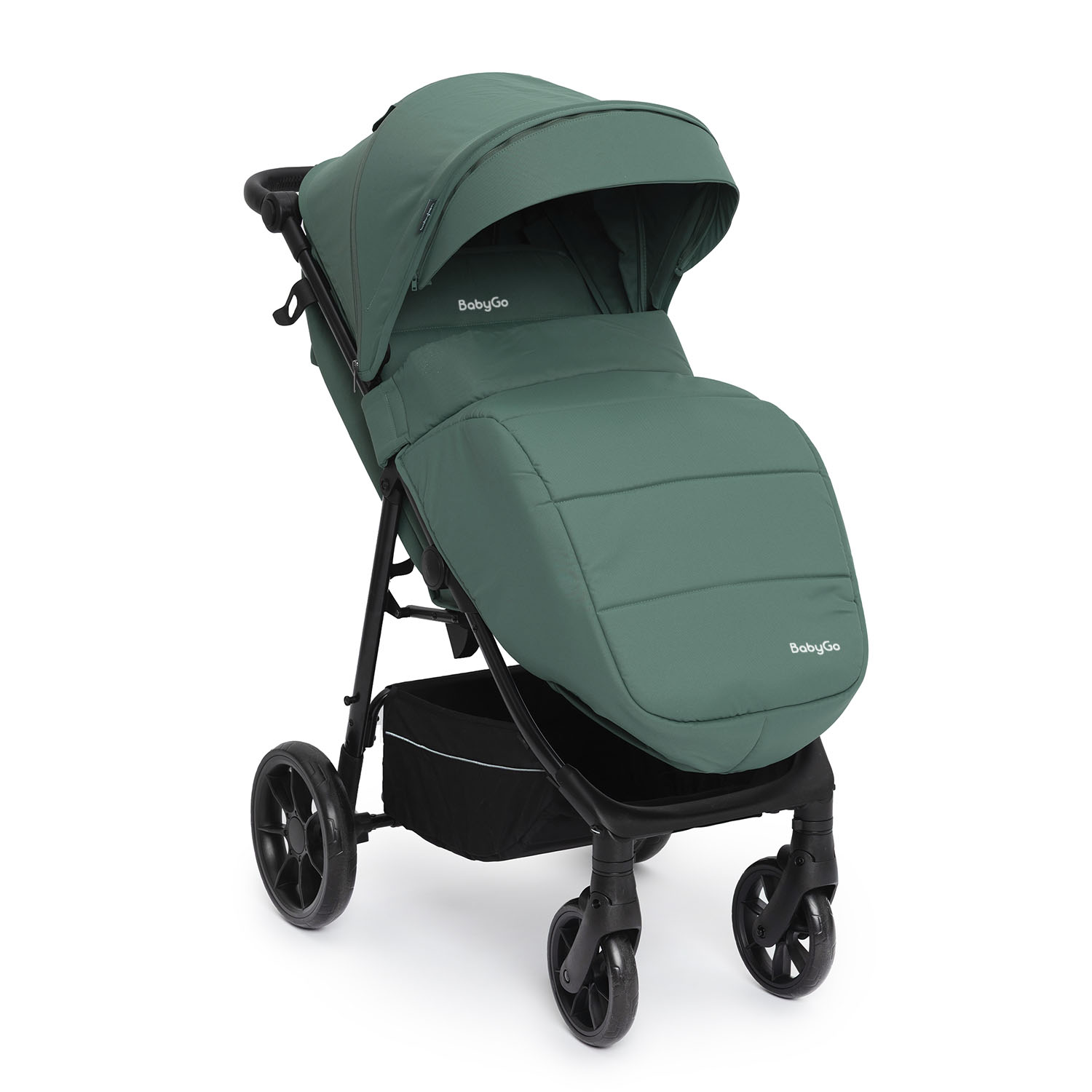 Коляска прогулочная BabyGo Magic New зеленый - фото 9