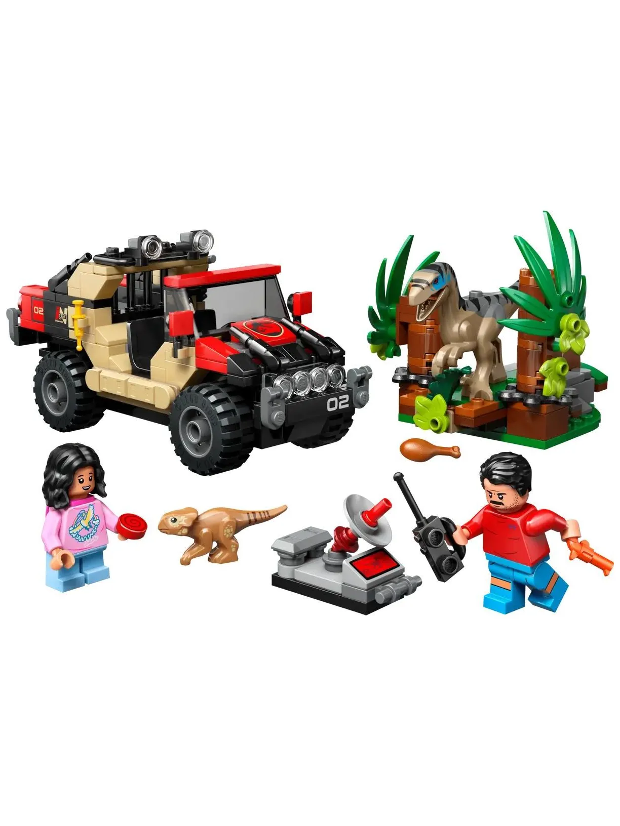 Конструктор LEGO Jurassic World Побег от раптора 285 дет. - фото 1