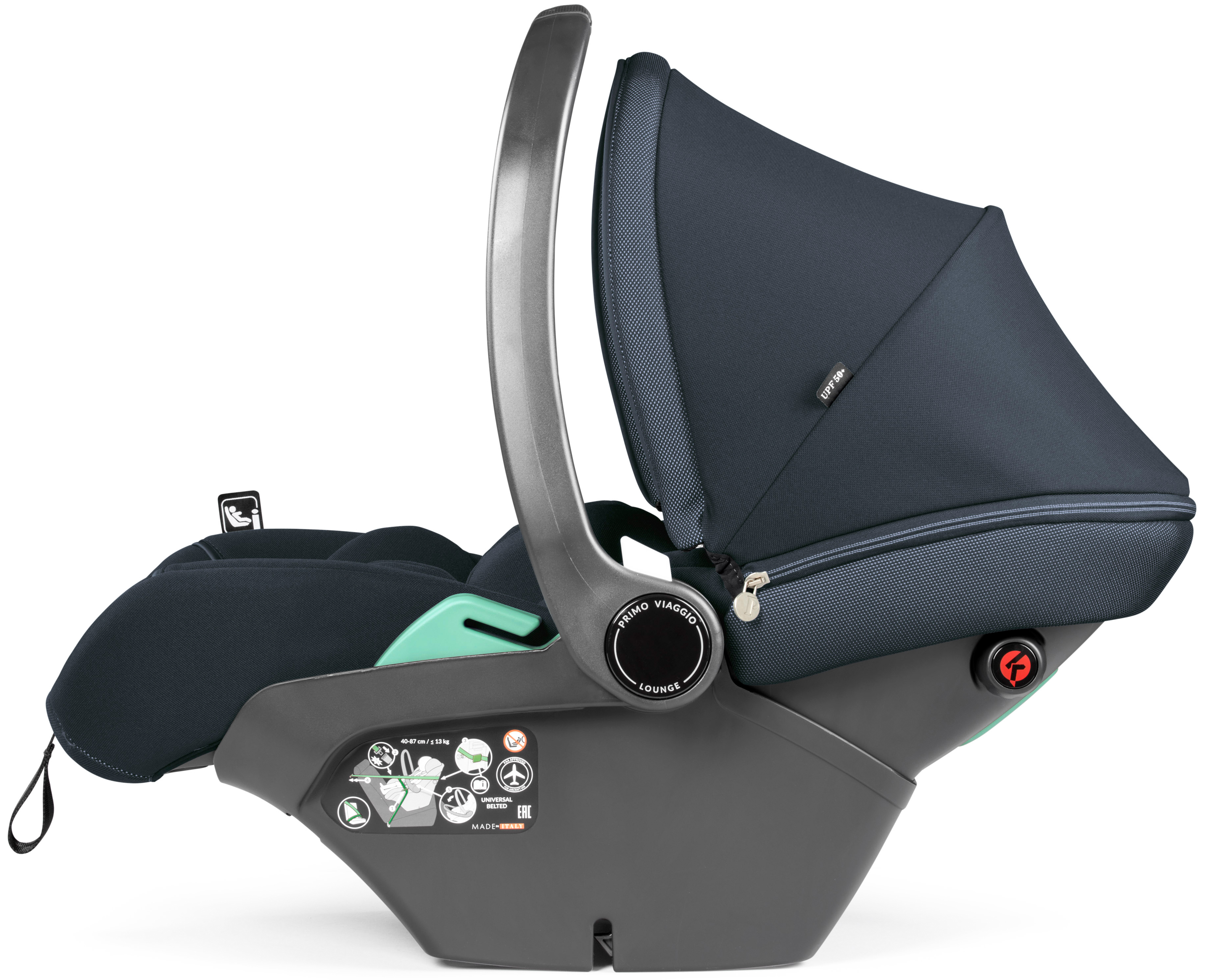 Автокресло Peg-Perego Lounge 0 (0 -13 кг) синий - фото 9