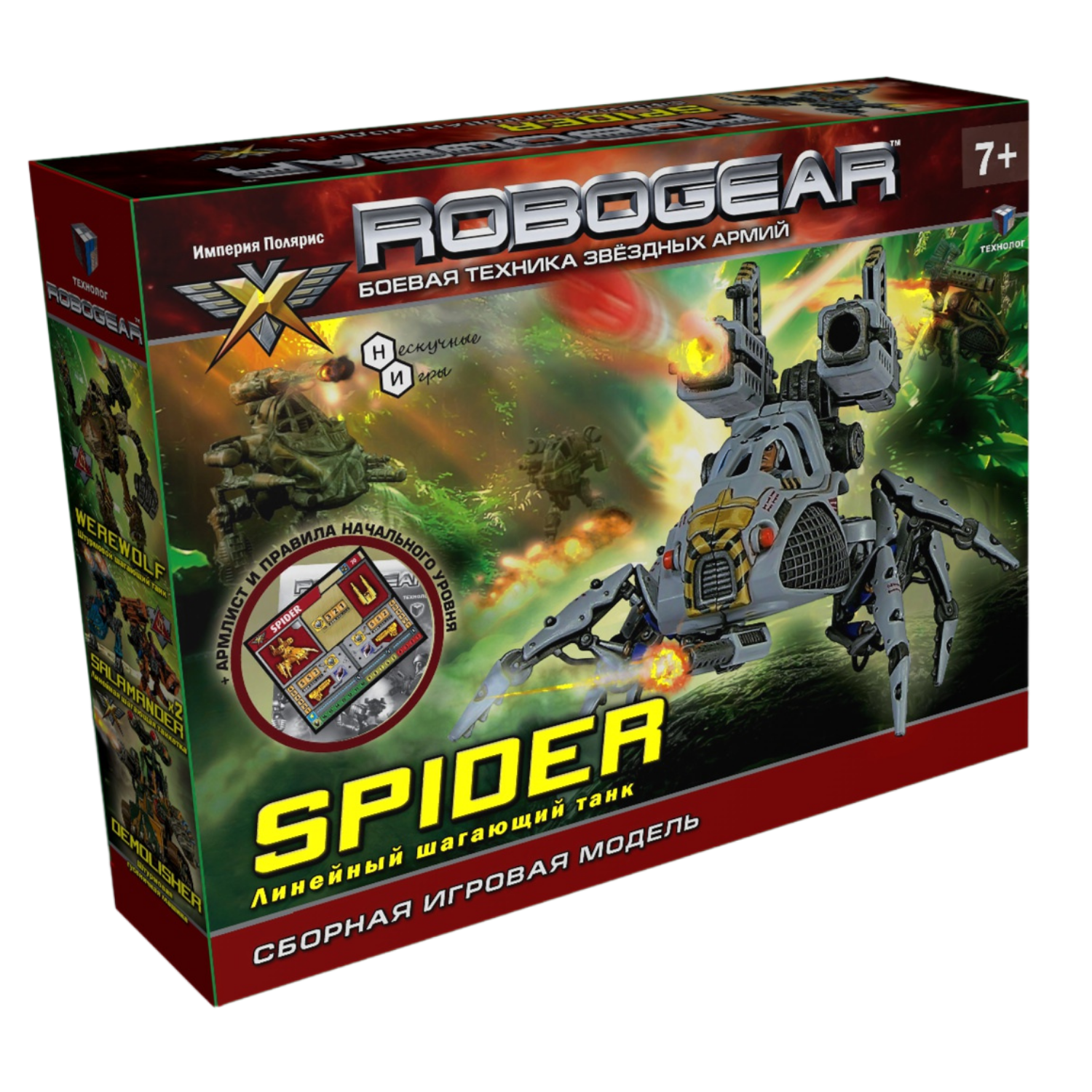 Конструктор Технолог Robogear Спайдер сборная игровая модель - фото 2