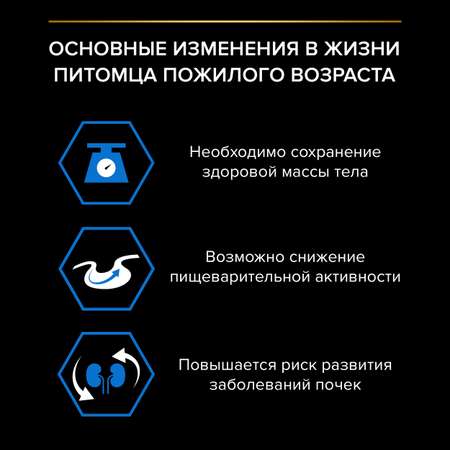 Корм влажный для пожилых кошек PRO PLAN Nutri Savour 85г с индейкой в соусе пауч