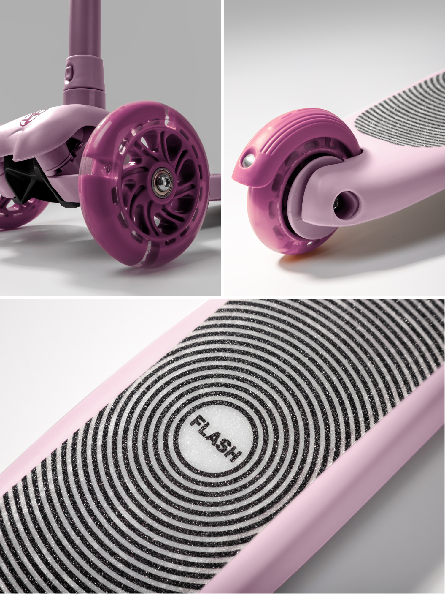 Самокат Amarobaby трехколесный - фото 6