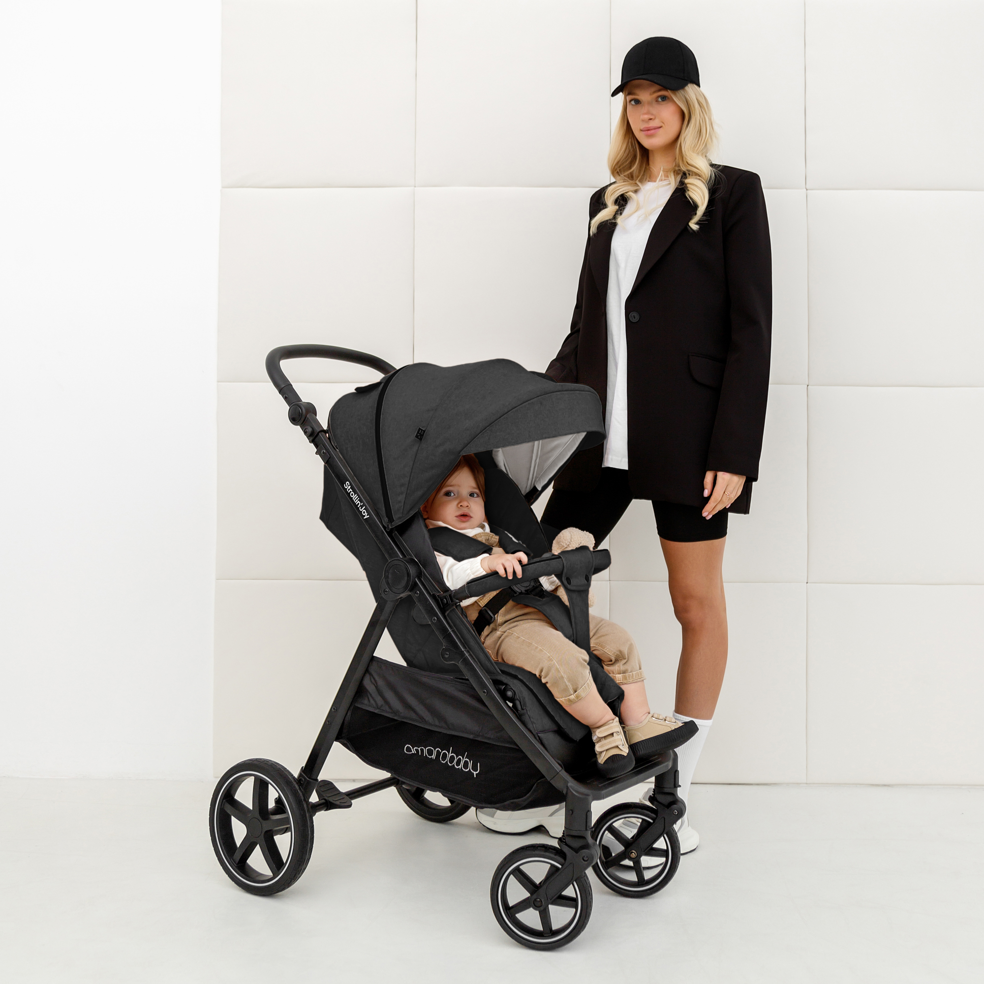 Коляска прогулочная Amarobaby Strollin Joy - фото 27