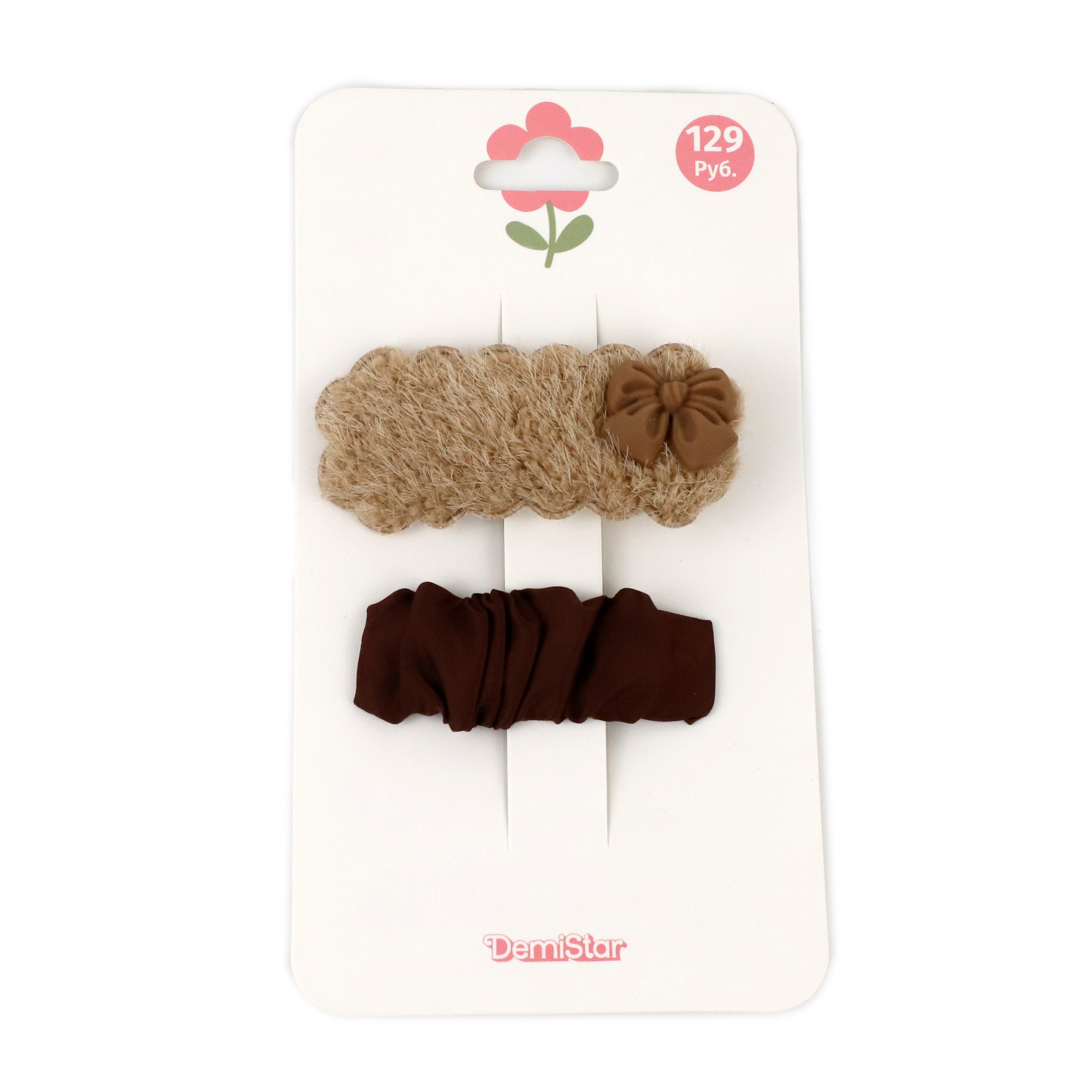 Заколка Demi Star Brown 2 шт. - фото 2