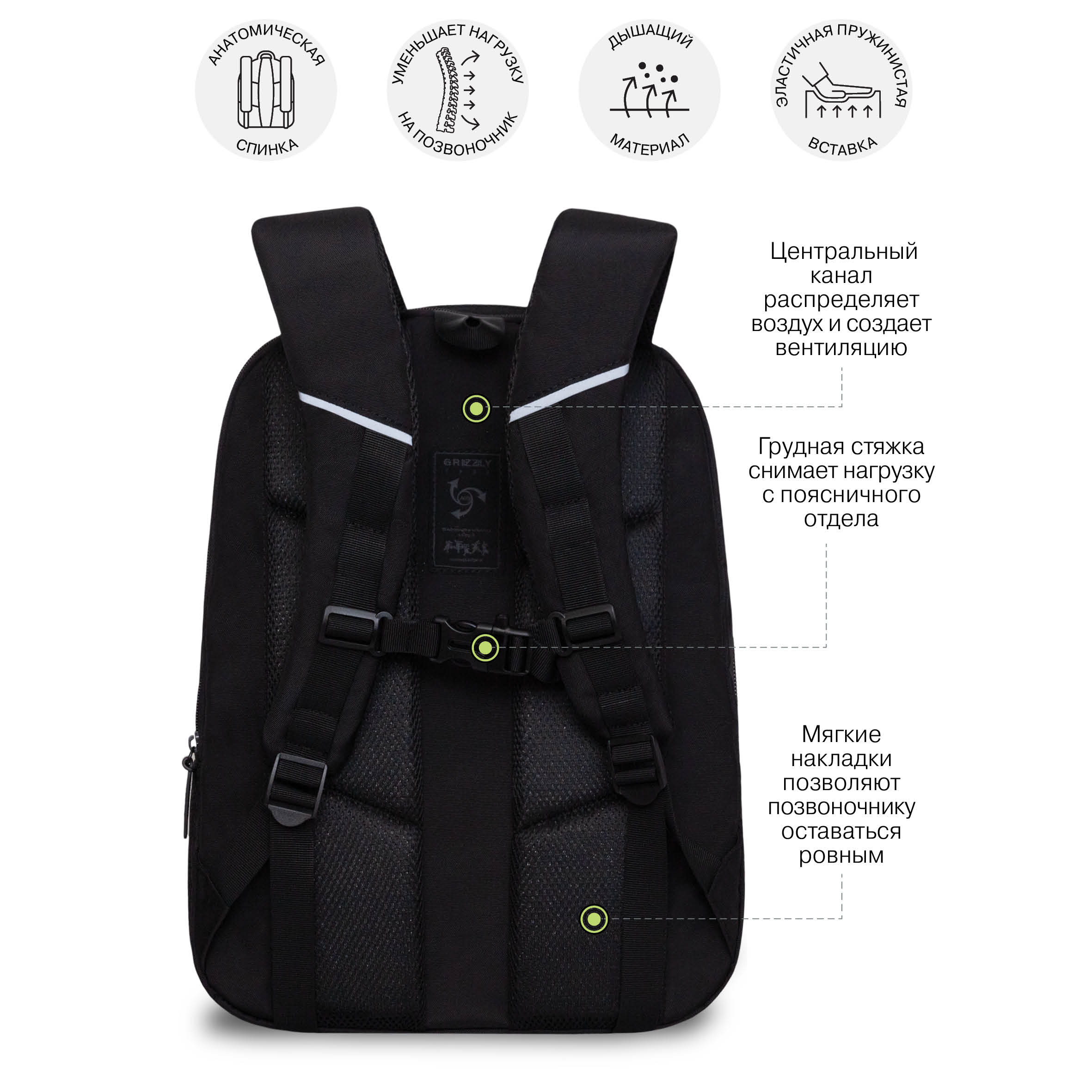 Рюкзак Grizzly для мальчика - фото 8