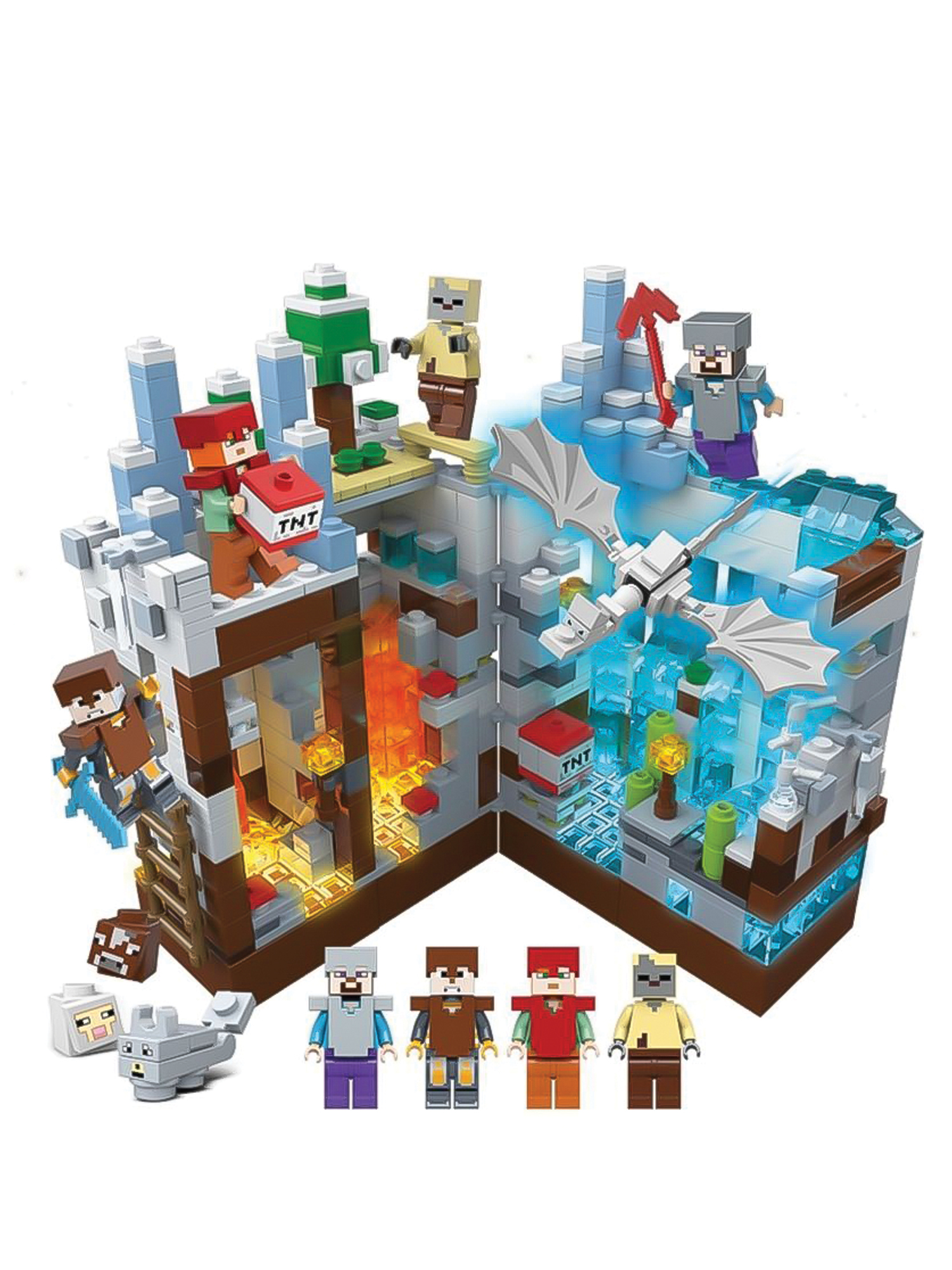 Конструктор Madliani Нападение на белую крепость 866 дет. - фото 5