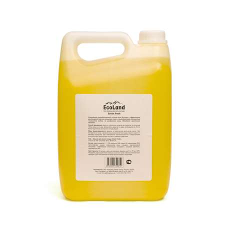 Гель-бальзам для мытья посуды ECOLAND Exotic Fresh 5л