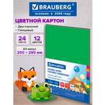 Цветной картон Brauberg 24 лист.