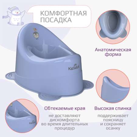 Горшок KidWick Улитка фиолетовый