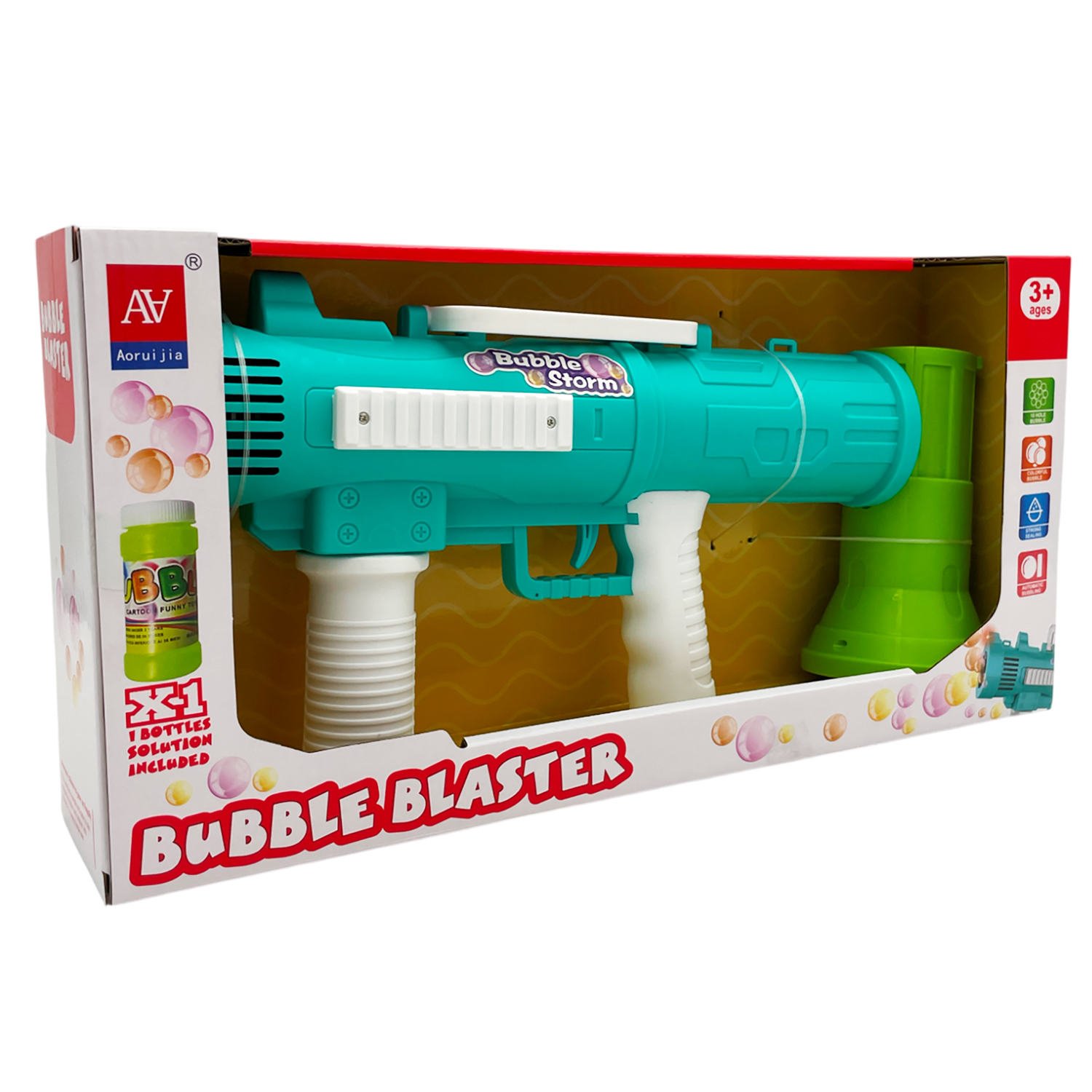 Пистолет для выдувания Zhorya Бластер Bubble Blaster - фото 1