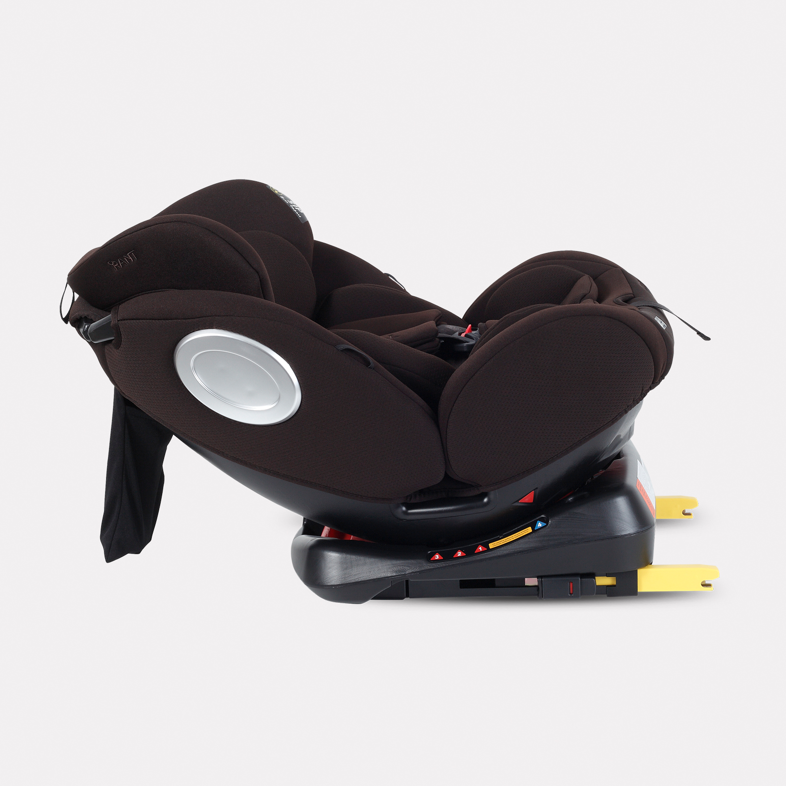 Автокресло Rant Basic Twist next isofix Isofix 0+/1/2/3 (0-36 кг) коричневый - фото 3